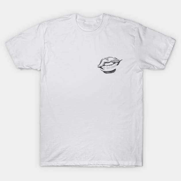 Hot lips T-Shirt by RagingJakeArt